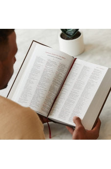 Image of The NIV, Open Bible, Hardcover, Gray, Red Letter, Comfort Print: Complete Reference System