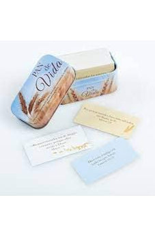 101 Tarjetas de Promesas Caja de Metal Pan de Vida