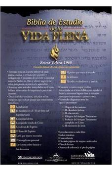 Biblia RVR 1960 de Estudio Vida Plena Tapa Dura