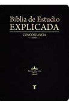 Biblia RVR 1960 de Estudio Explicada Negro