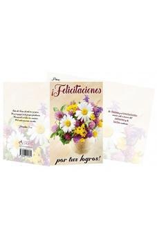 Felicitaciónes por Tus logros Tarjeta de Felicitación 3D