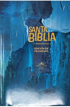 Image of Biblia RVR 1960 de Promesas Letra Gigante Azul Rústica