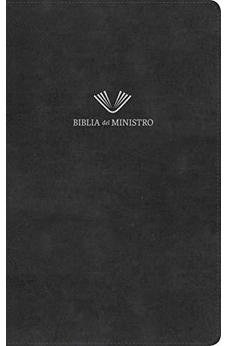 Biblia RVR 1960 del Ministro Negro Piel Fabricada