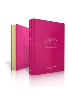 Biblia RVR 1960 Letra Súper Gigante Símil Piel Fucsia