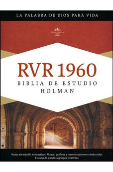 Biblia RVR 1960 de Estudio Holman Fucsia Rosado con Filigrana Símil Piel