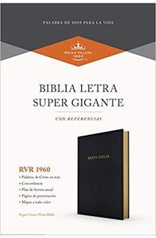 Biblia RVR 1960 Letra Súper Gigante Negro