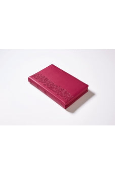 Image of Biblia RVR 1960 Tierra Santa Ultrafina Letra Grande Fucsia Símil Piel con Cierre