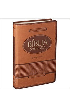 Biblia Em Portugués RA065TILG Tapa Imitación Cuero Marrón Claro Índice Digital