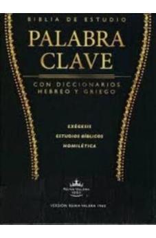 Biblia RVR 1960 de Estudio Palabra Clave Piel Negro