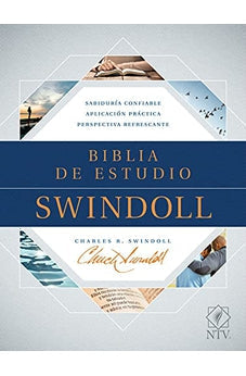 Biblia NTV de Estudio Swindoll Café Azul Turquesa con Índice