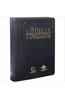Biblia Em Portugués ARC065BPRLV Tapa Imitación Cuero Azul