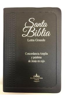 Biblia RVR 1960 Tapa Símil Piel Negro con Índice