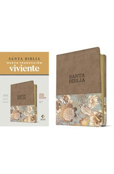 Image of Biblia NTV Letra Súper Gigante Beige Símil Piel