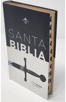 Biblia RVR 1960 Letra Grande Tamaño Manual Tapa Flex Espada con Índice