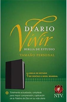 Biblia NTV de Estudio Diario Vivir Tamaño Personal Sentipiel Negro