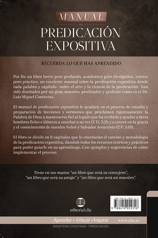Image of Manual de Predicación Expositiva