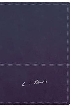 Biblia RVR 1977 Reflexiones de C.S. Lewis Piel Azul Marino