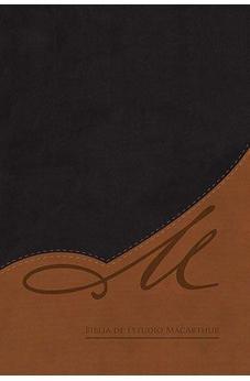 Biblia RVR 1960 de Estudio MacArthur Piel con Índice