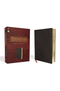 NKJV, Thompson Chain-Reference Bible, Bonded Leather, Black, Red Letter